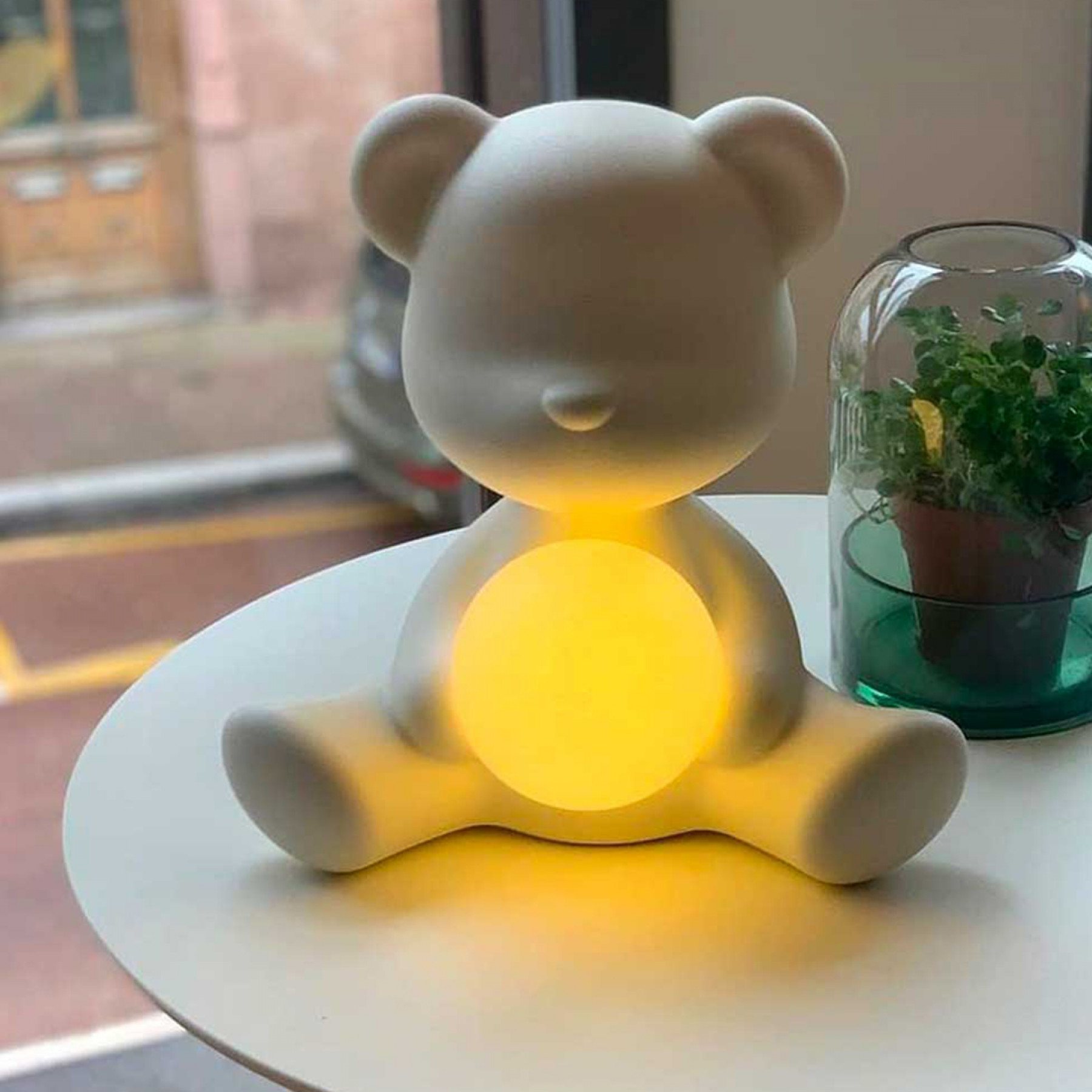 Teddy Girl Lamp with Rechargeable Led