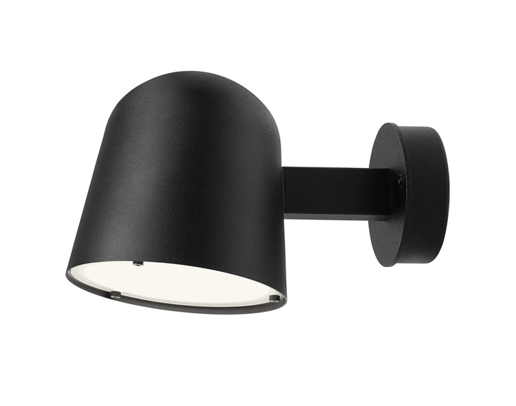 Convex wall black