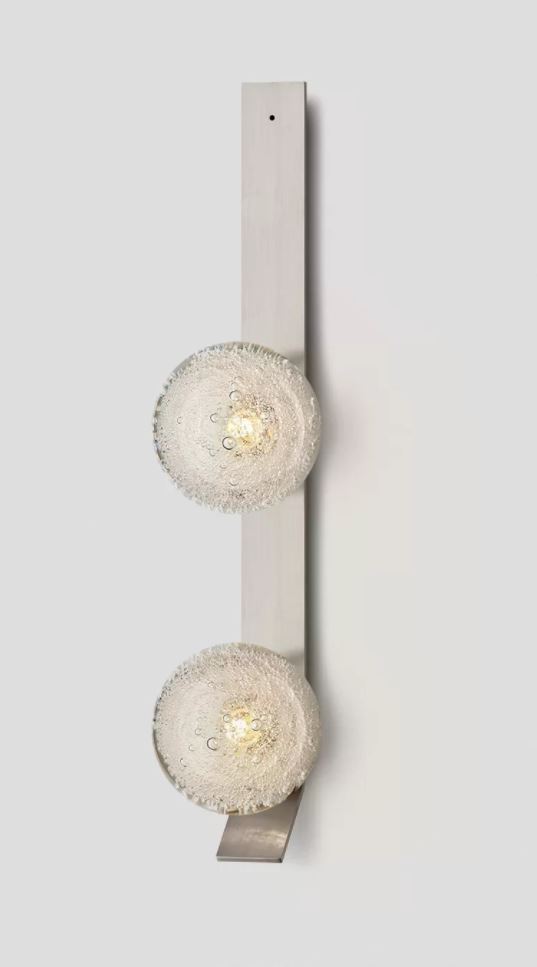 FIZI WALL SCONCE DOUBLE BALL WITH KICK