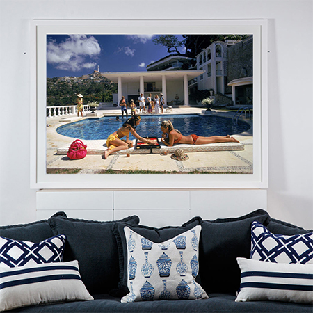 Poolside backgammon