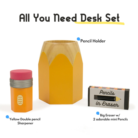 All You Need Pen Holder Desk Set