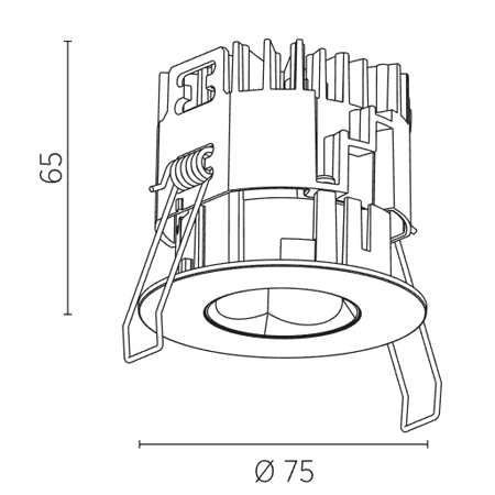 OIKO PRO ROUND RECESSED